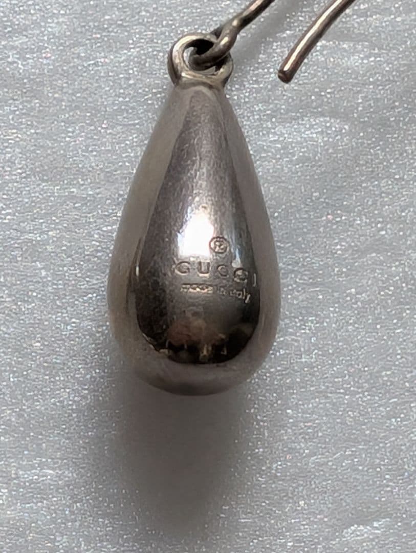 GUCCI グッチ ティアドロップ ピアス 両耳　イタリア製