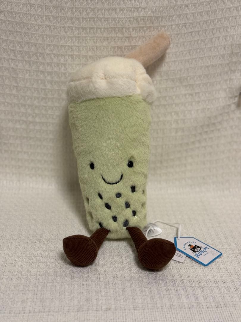 Camellia Matcha Bubble Tea タピオカ ぬいぐるみ