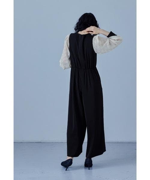 美品 niana ニアナ パンツドレス オールインワン M パーティー お呼ばれ