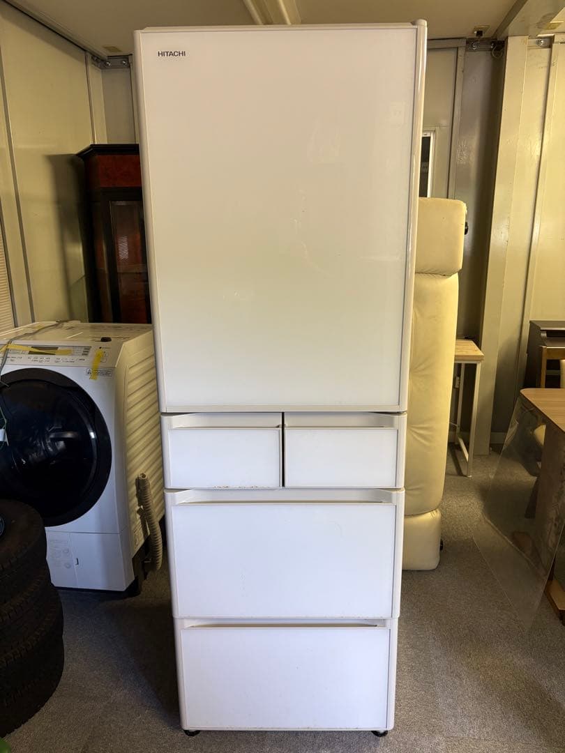 Elle ！HITACHI 冷蔵庫 R-S40Nホワイト 401L