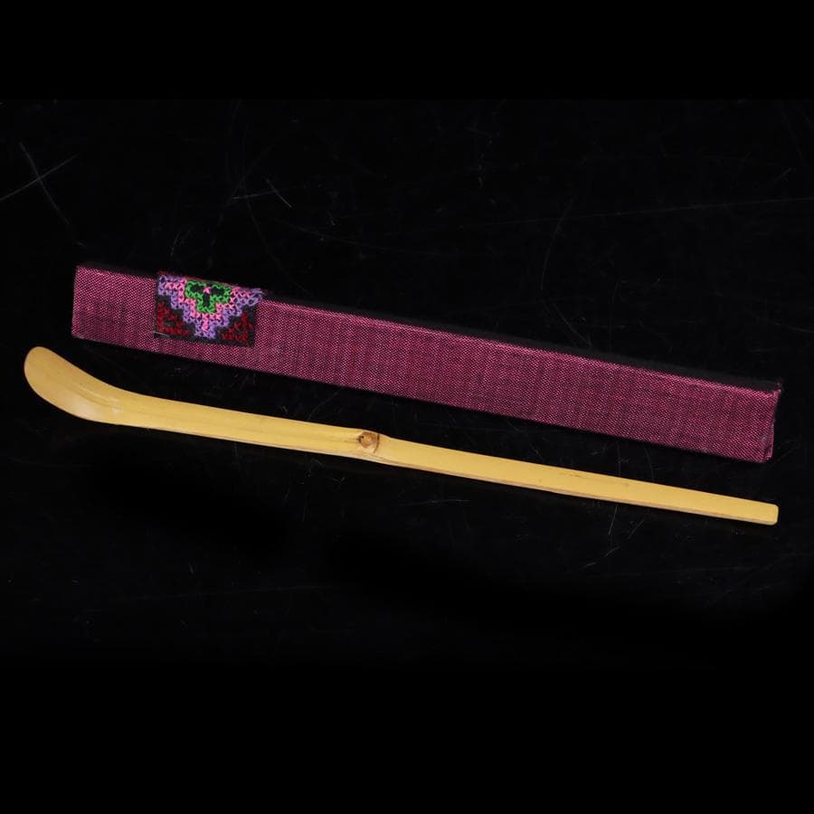 Y3104-1 鎌倉彫茶箱 茶碗 棗 茶杓 茶器4点セット　BBB