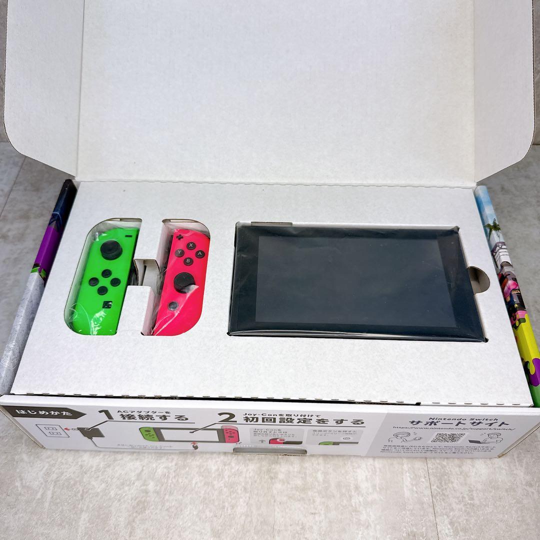 ジャンク Nintendo Switch スプラトゥーン2セット スイッチ 本体