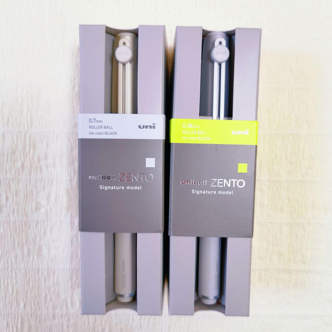 ✨ユニボールZENTO シグニチャーモデル0.38 & 0.7mm 2本セット✨
