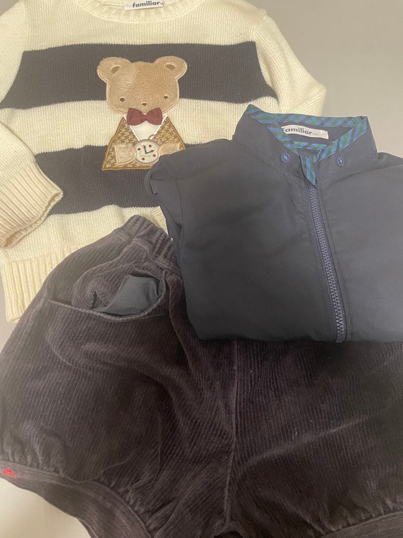 最終お値下げ♡familiarセーター・ジャンパー・パンツセット