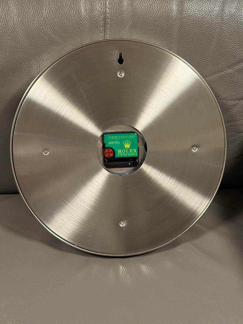 販促品　壁掛け時計　デイトナ ブラック文字盤