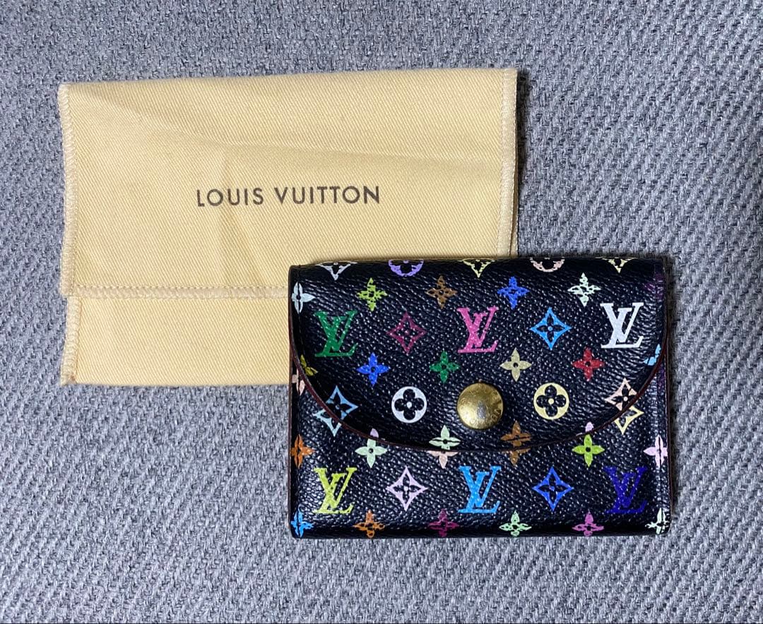 LOUIS VUITTON／ルイヴィトン　マルチカラー　カードケース　財布　美品