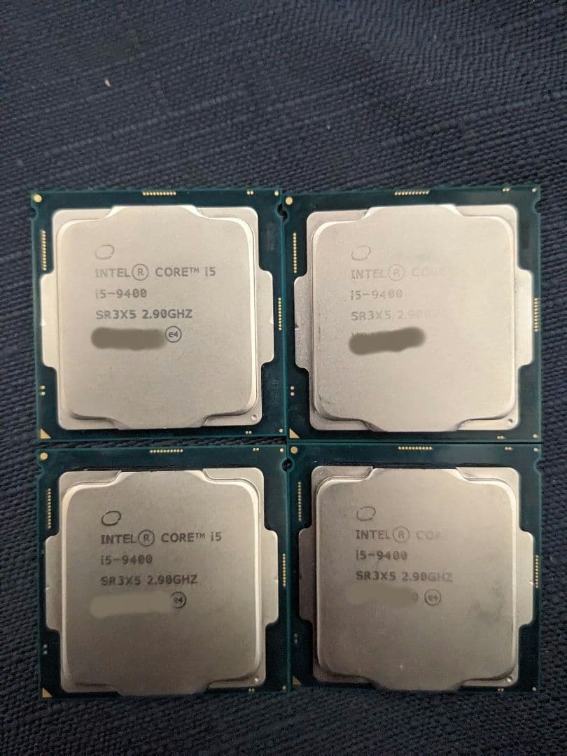 Intel Core i5-9400 CPU 6コア 4個セット
