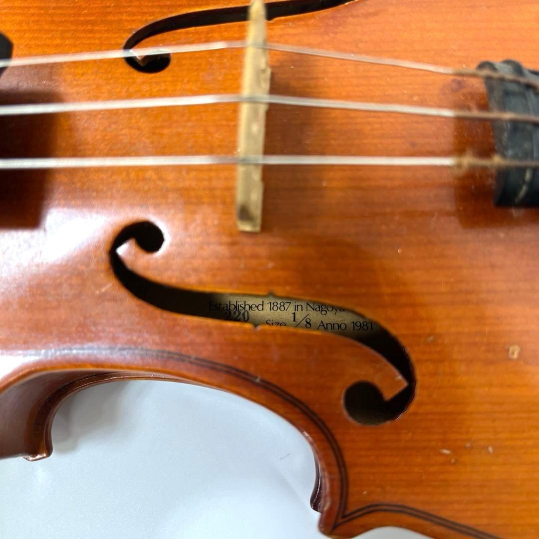 【廃盤品】SUZUKI バイオリン　1/8サイズ　入門向け　No.220