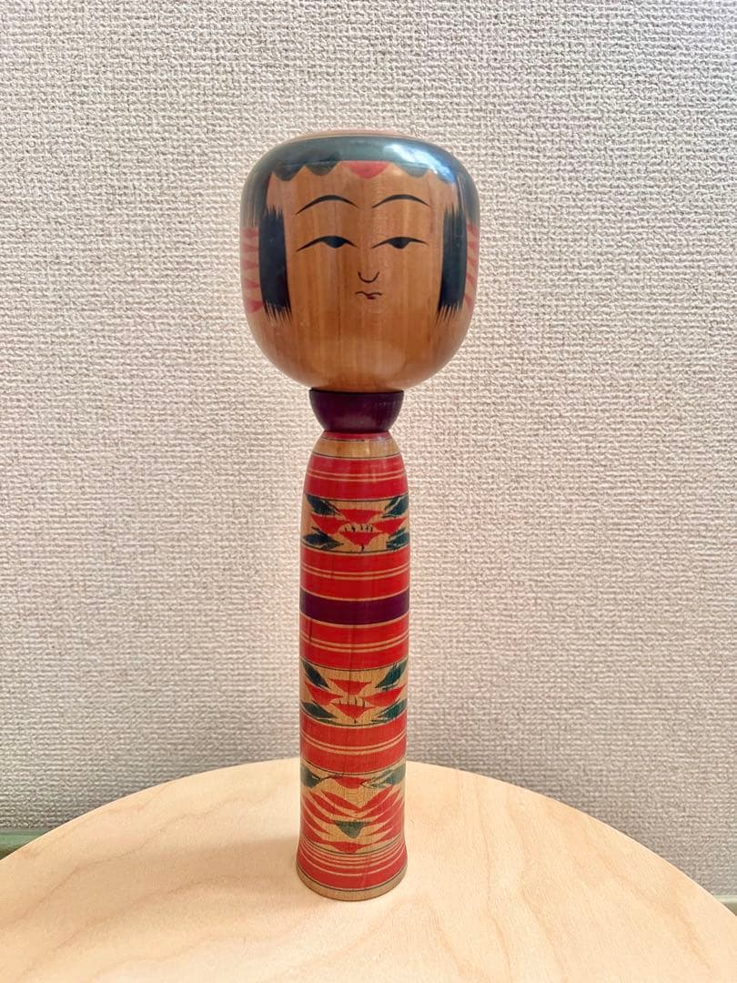 鎌田文市工人 77才の時の作 コケシ 30cm