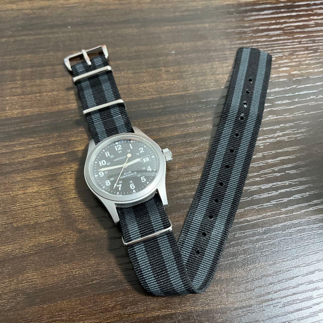 Hamilton khaki mechanical 38mm　文字盤ブラック