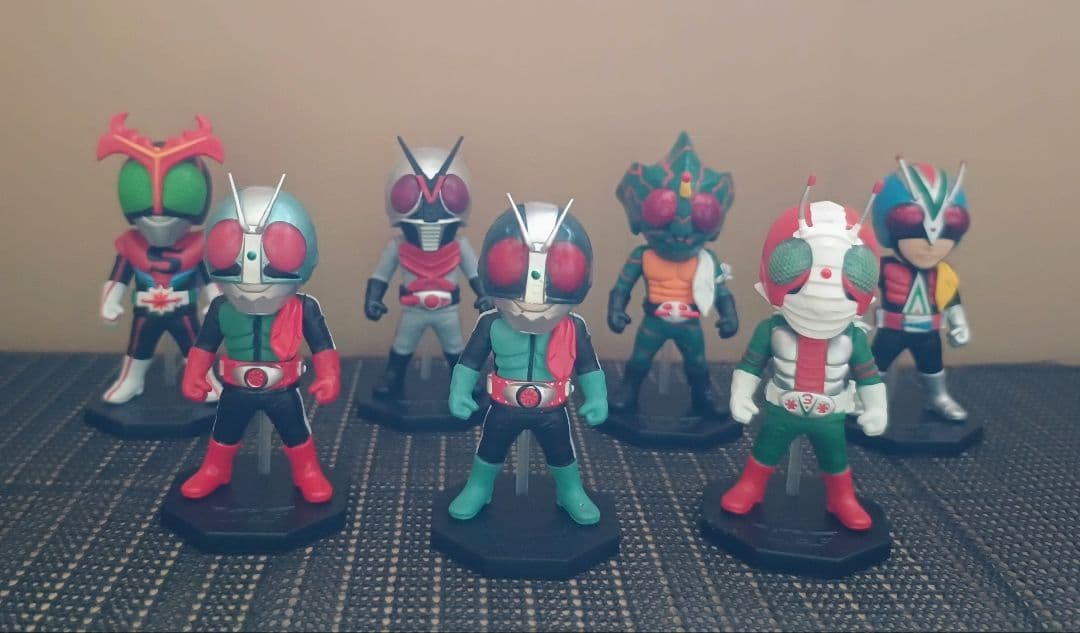 ワーコレ　仮面ライダー　７体セット　昭和　ワールドコレクタブル　フィギュア