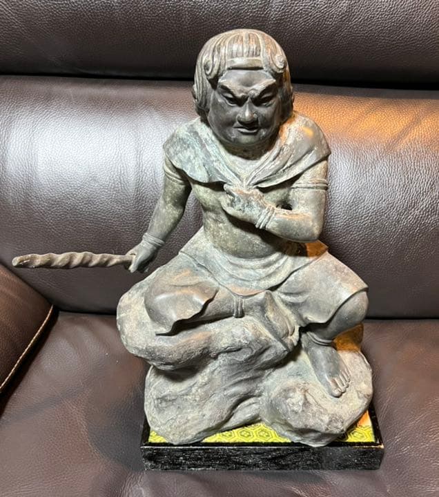 不動明王 坐像 青銅 江戸時代後期から幕末期明治