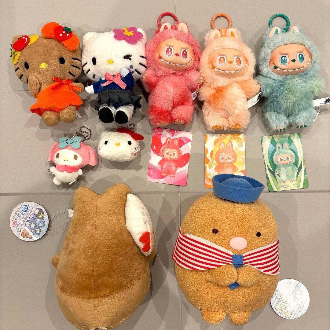 「正規品」ラブブ　サンリオ　すみっコぐらし とんかつ ぬいぐるみ　まとめ売り