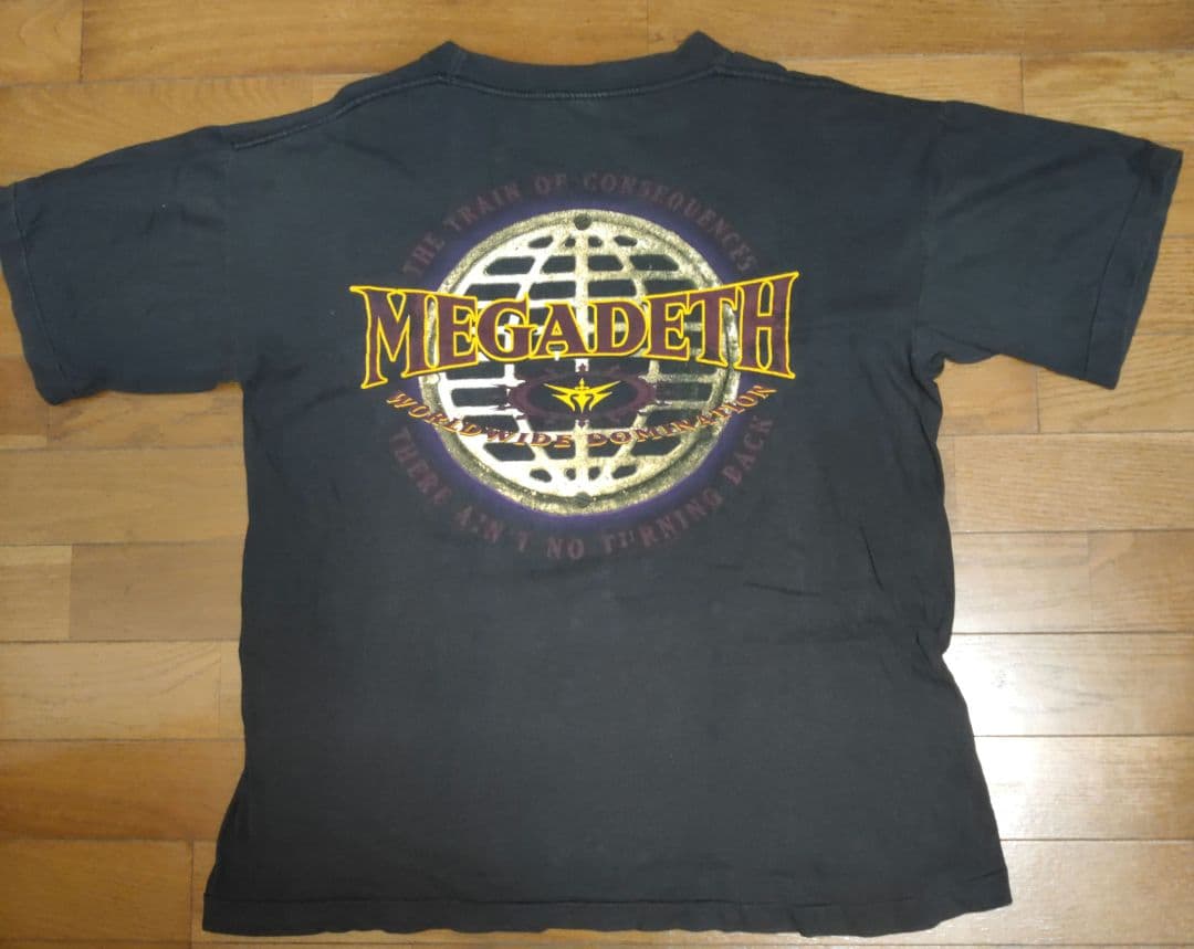 ★希少！！！当時物⚫③MEGADETH★メガデス⚫1994年 ツアーTシャツ