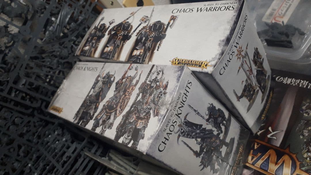 warhammer slave to darkness set 未組有 ジャンク