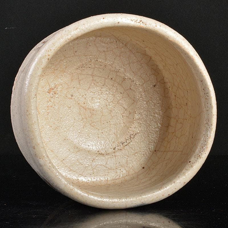 茶道具　志野焼　絵志野　茶碗　裏千家十五代鵬雲斎極め箱　M　R6825