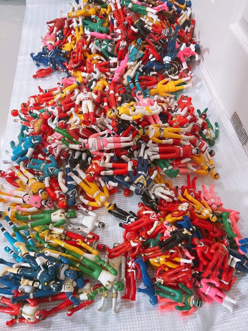 大量まとめてソフビ