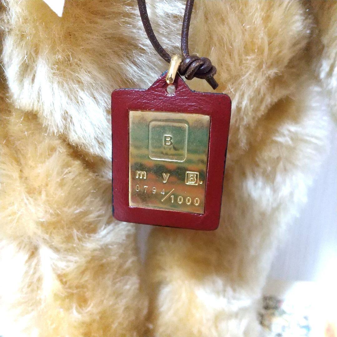 シュタイフ社×カネボウ コラボmyB オリジナルテディベア非売品☆専用木箱付