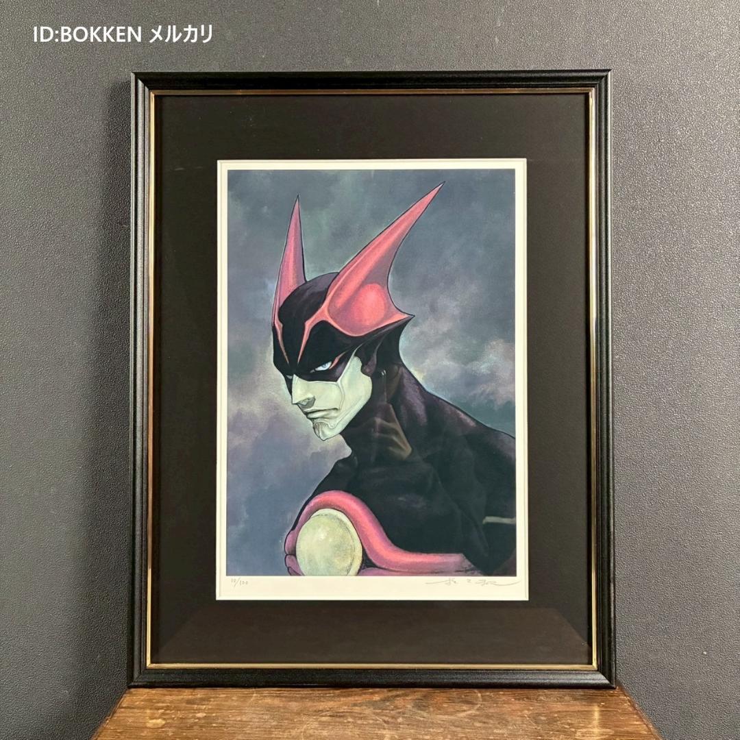 美品 桂正和「ZETMAN」リトグラフ 直筆サイン入り 複製原画 限定品 貴重