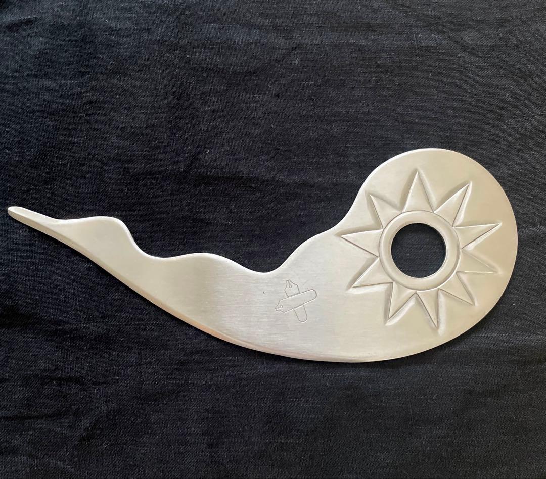 岡本太郎 TARO ペーパーナイフ 非売品 慶應義塾大学 卒業記念品　青芳製作所