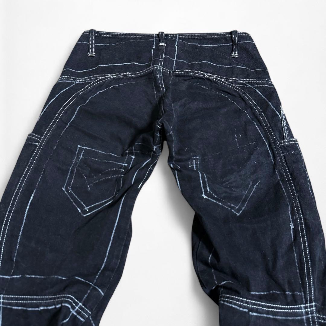 初期 nemeth ハンドペイント 立体裁断 アナトミカルパンツ