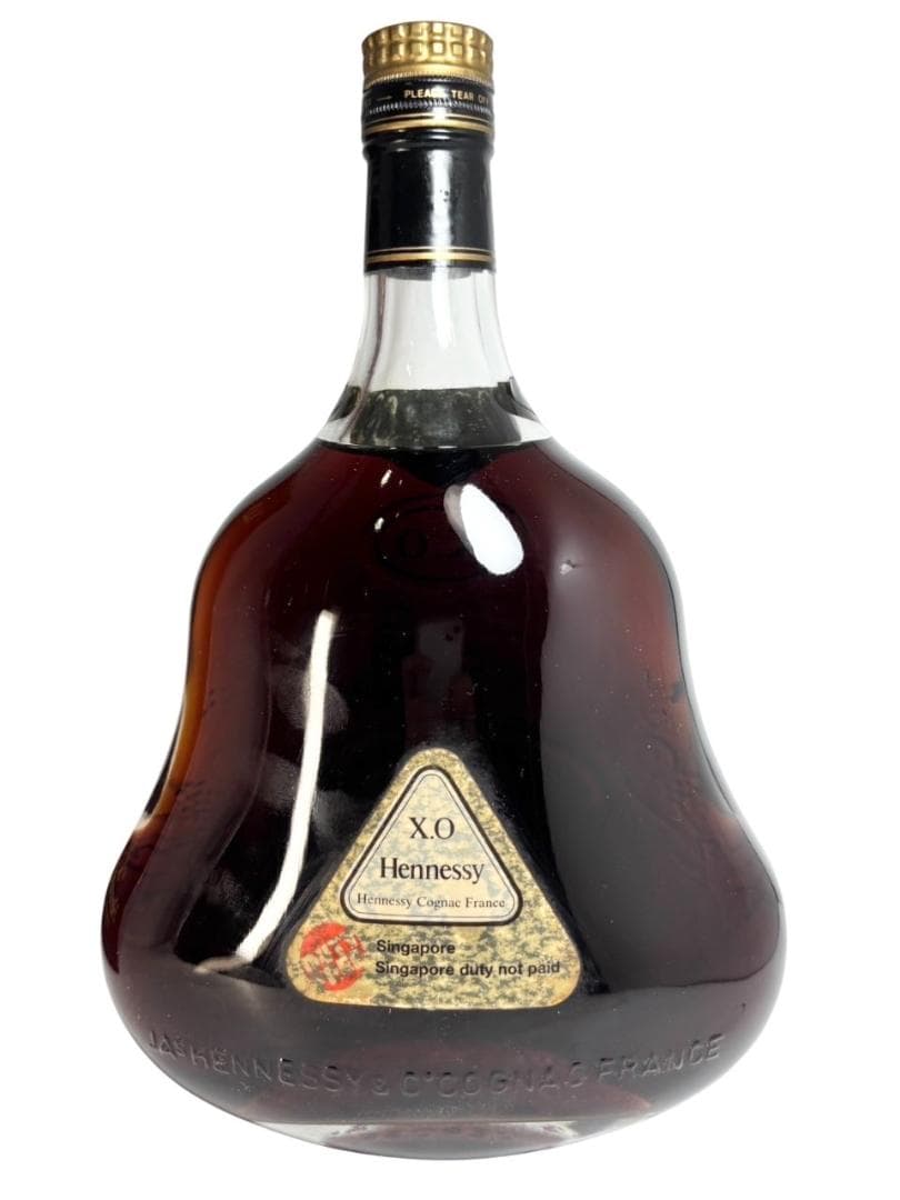 【YSL】ヘネシー XO コニャック クリアボトル 金キャップ