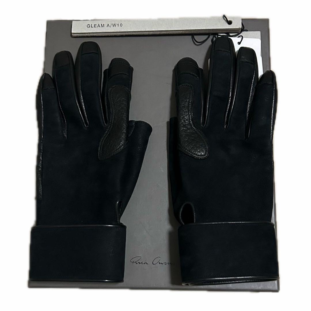 10AW Rick Owens GLEAM期 レザーグローブ 手袋