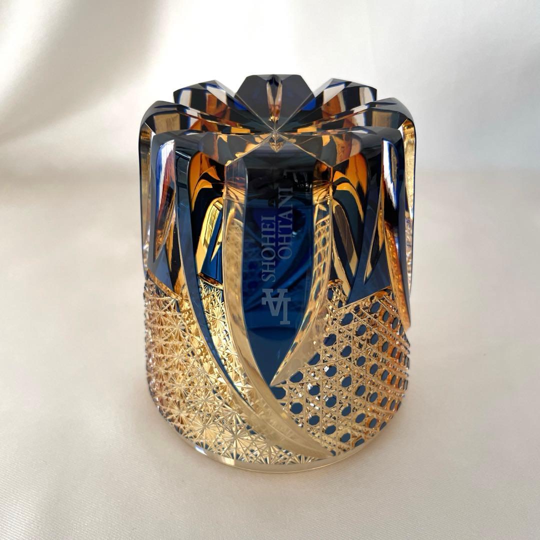 【希少】大谷翔平×江戸切子 ロックグラス 300個限定生産 新品未使用