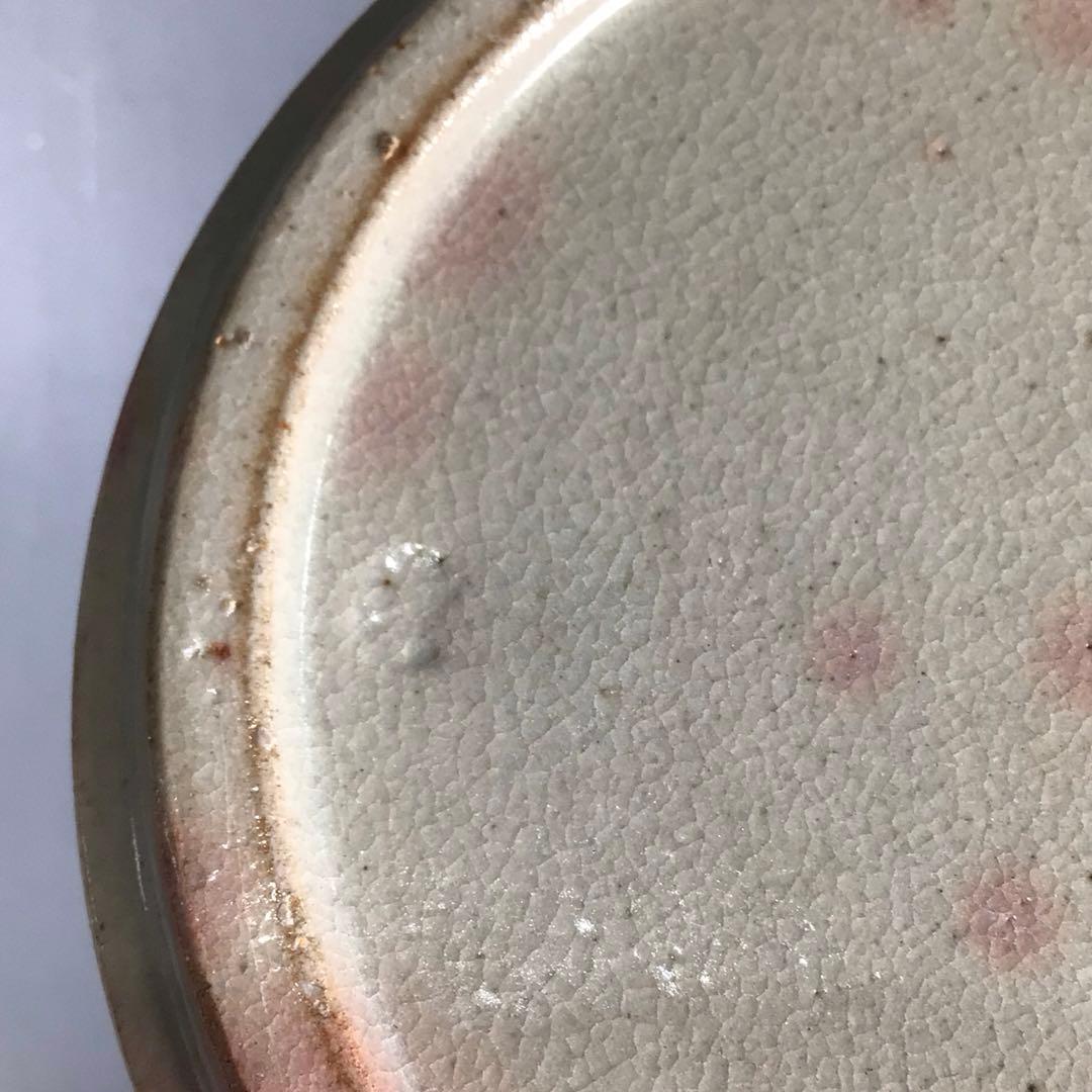 Ｎ７２３　水指　『菰山窯　宮田豊造』『金彩秋草文』『一重口水指』　共箱　茶道具