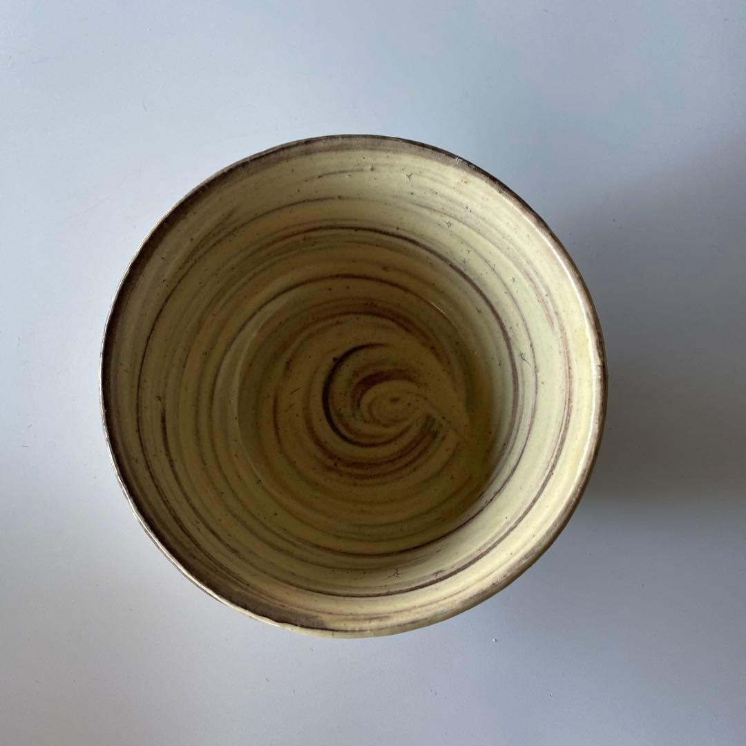 舩木道忠 刷毛目茶碗 共箱付