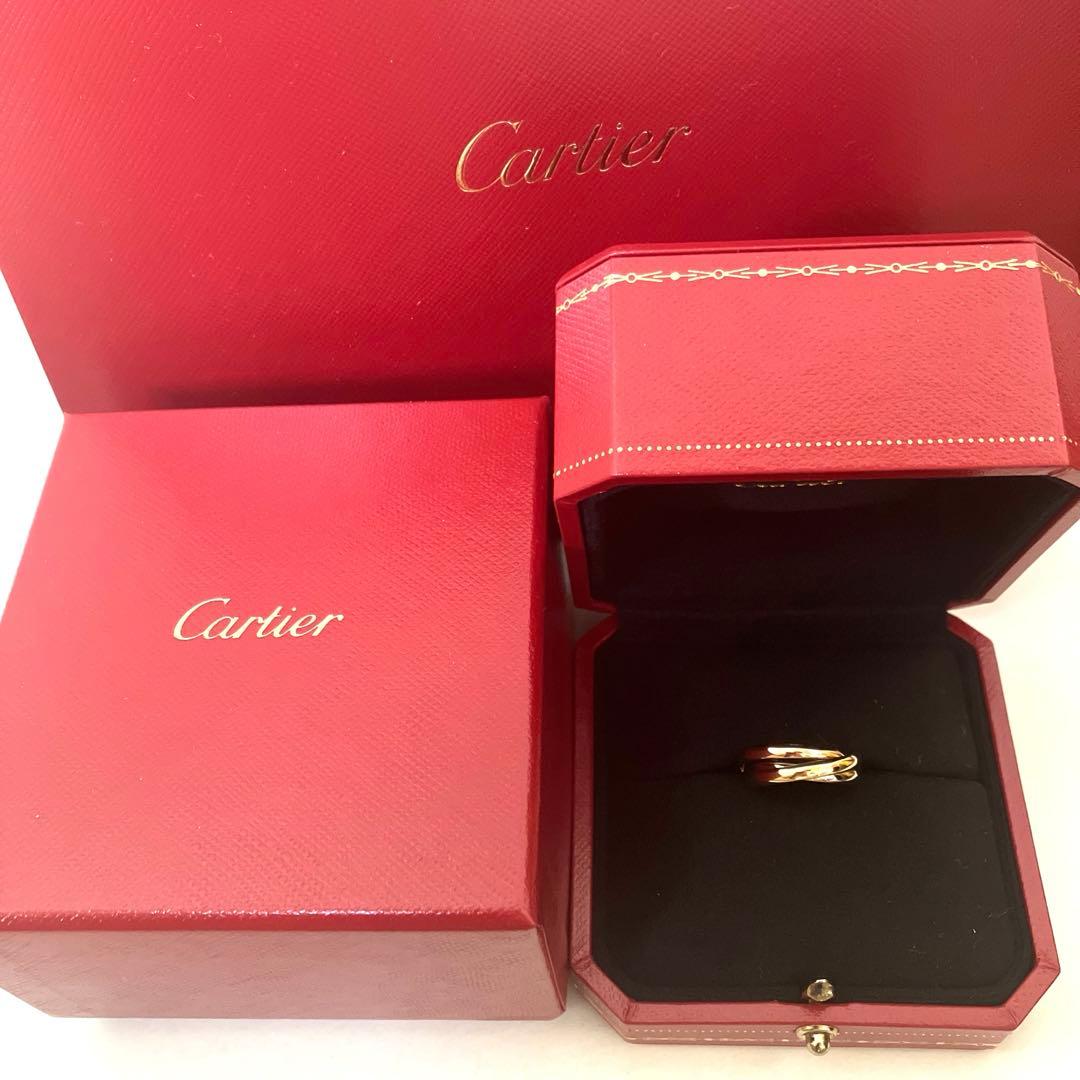 Cartier カルティエ　トリニティリング　スモールモデル　美品　49号