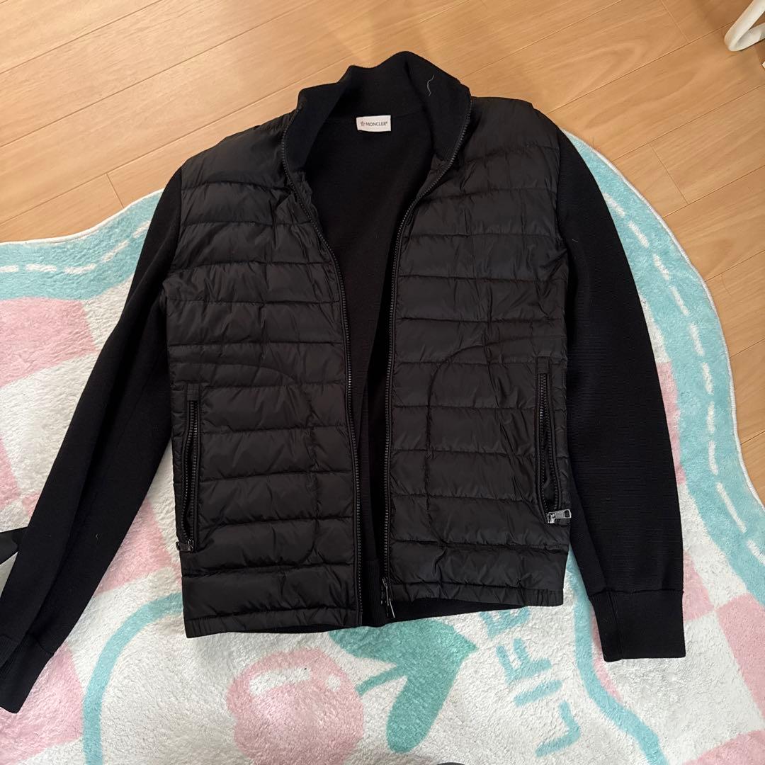 MONCLERジップアップカーディガン