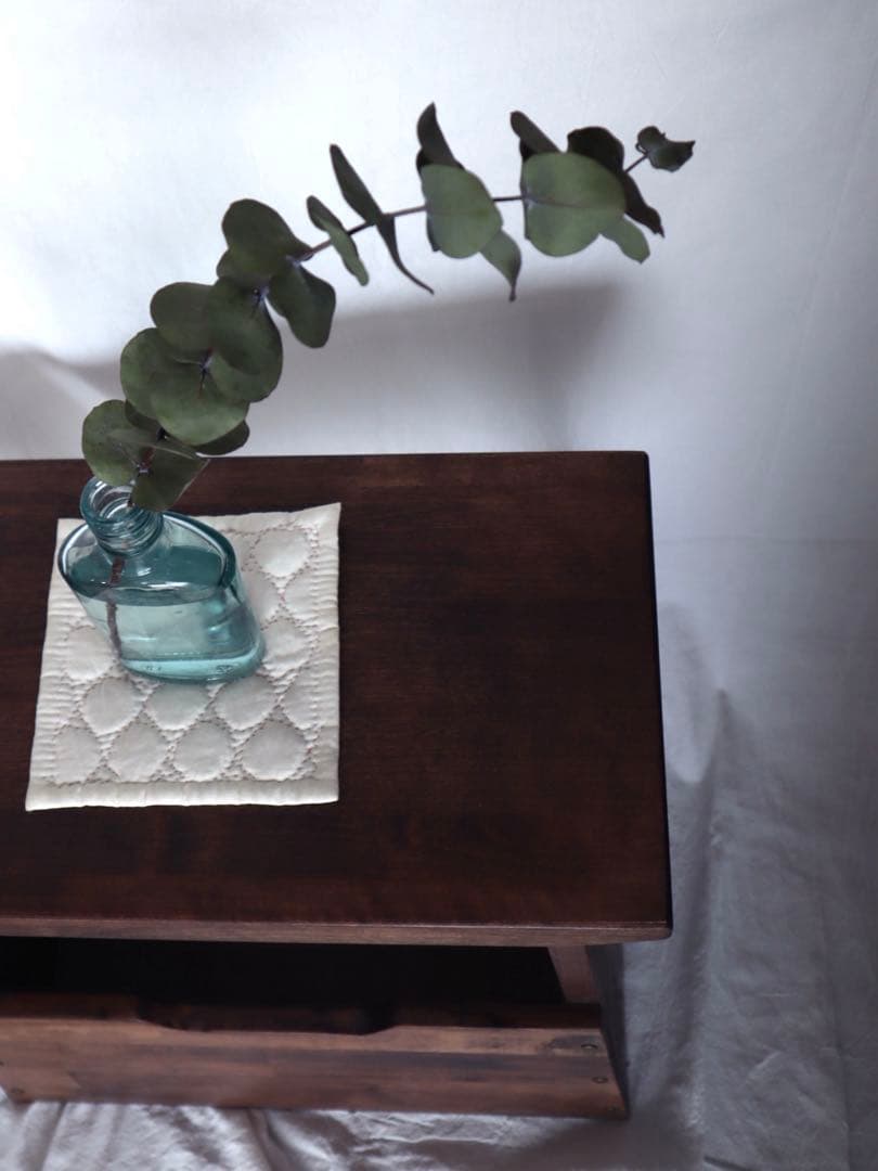 【美品】50%OFF／あたらしくて懐かしい。収納付き踏み台スツール／ベルメゾン