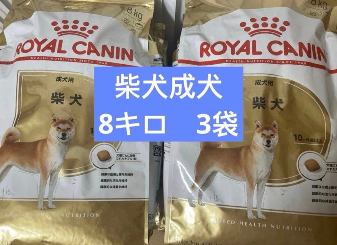 ロイヤルカナン　柴犬成犬　8kg 3袋