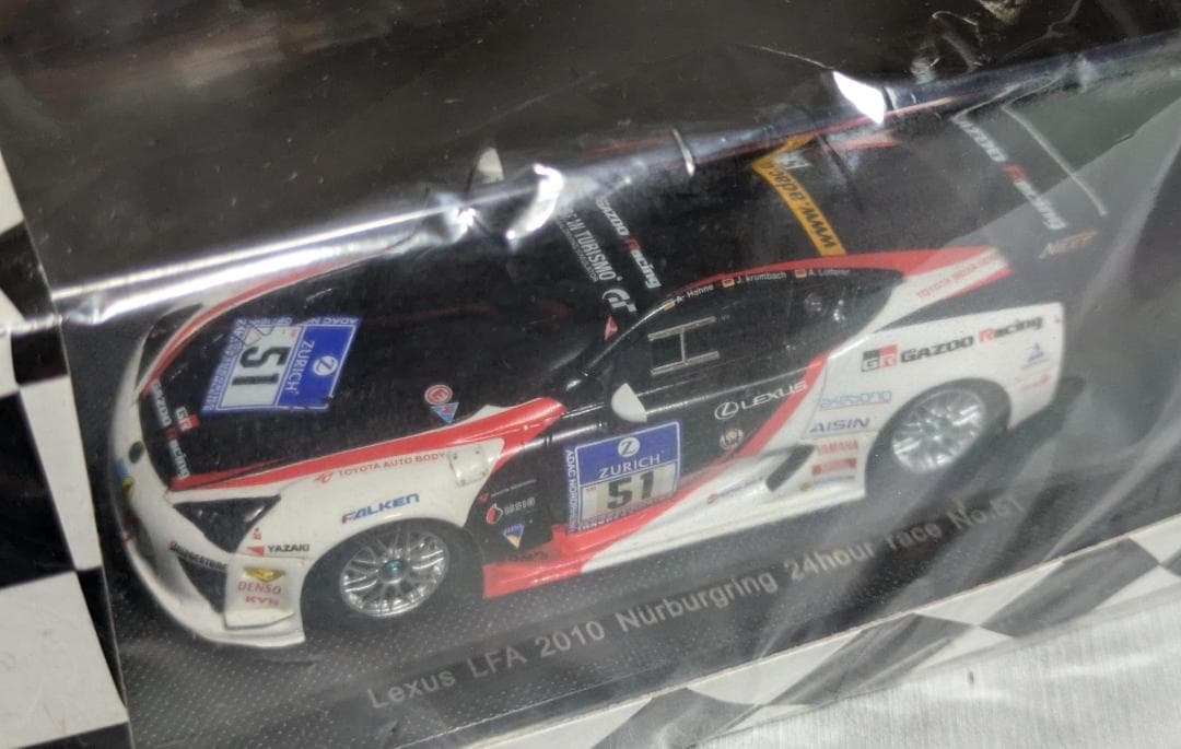 エブロ 1/43 LEXUS LF-A ニュル24時間 2010　2台まとめて