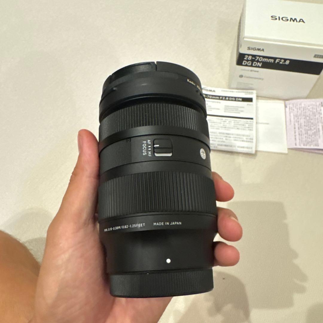 SIGMA 28-70mm F2.8 DG DN フィルター付き　SONY e