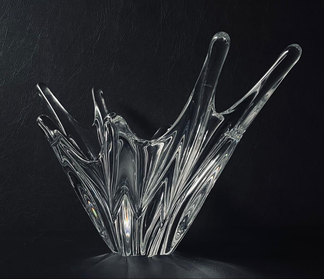 Baccarat バカラ/※3.6kg 大型クリスタル コンポート 珍型