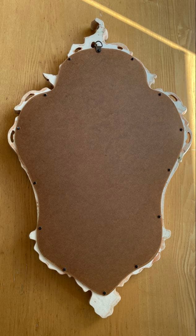 西洋アンティーク　鏡と飾り棚のセット【2-1】