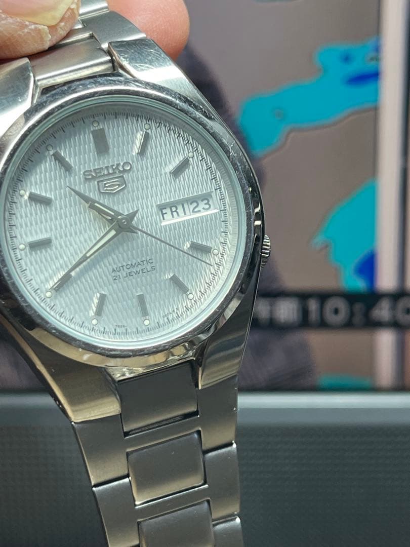 オ*ヲ様 SEIKO5 自動巻き 7S26-02F0 21JEWELS 裏スケ