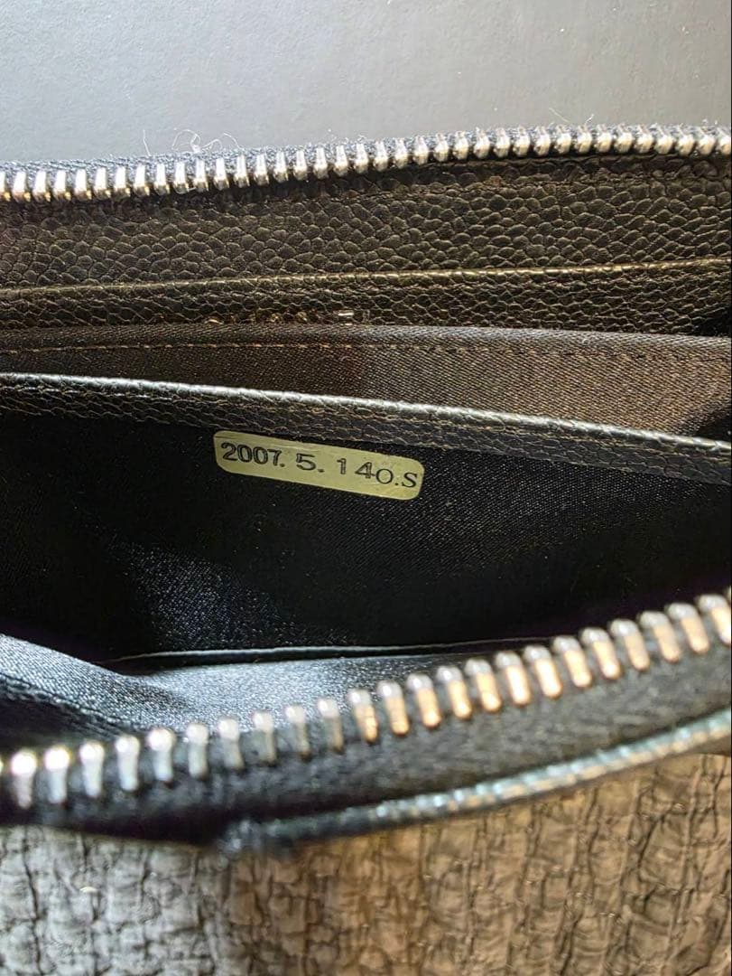 CHANEL ケース キャビアンスキンワイルドステッチ