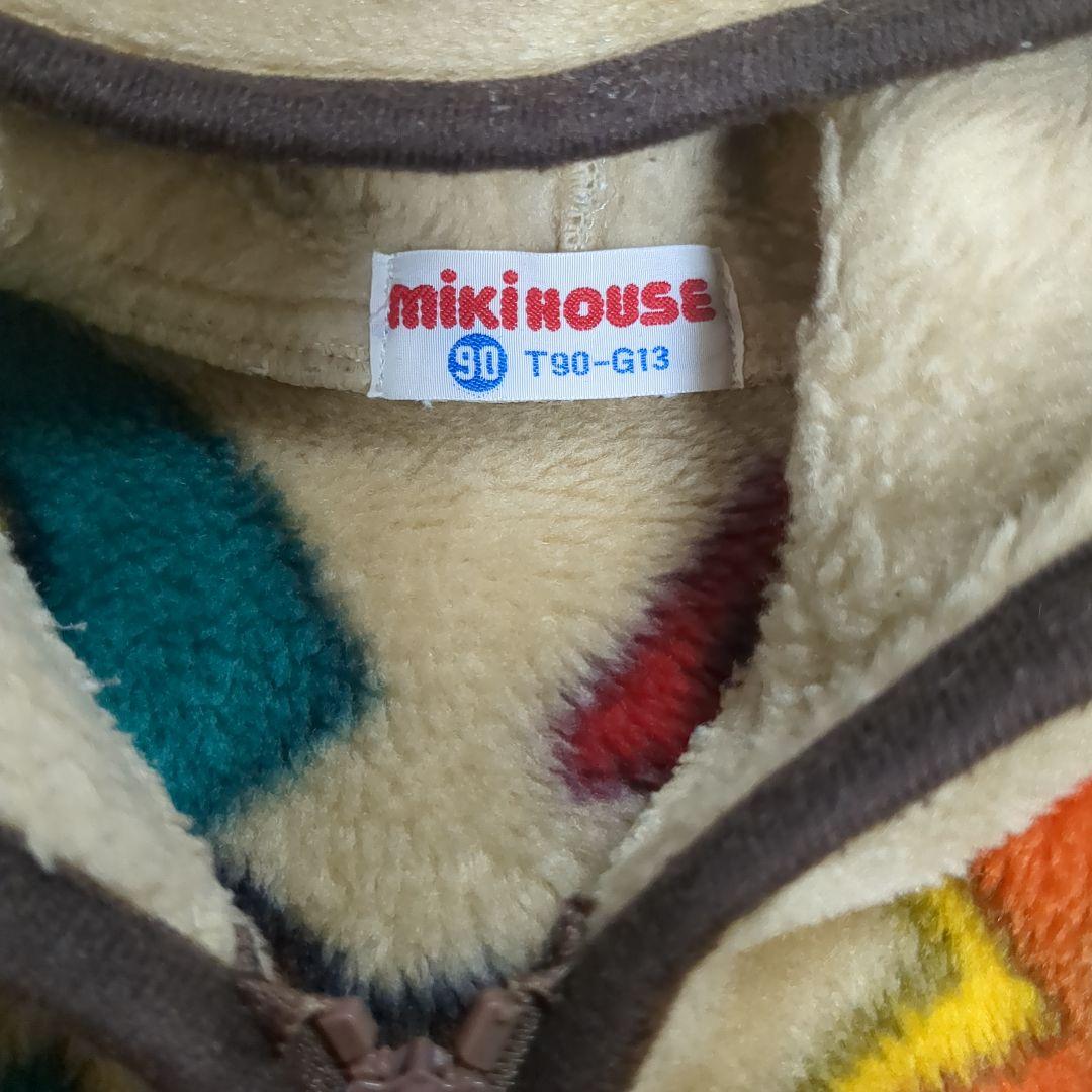 ミキハウス フリース アウター 90cm 日本製 旧タグ