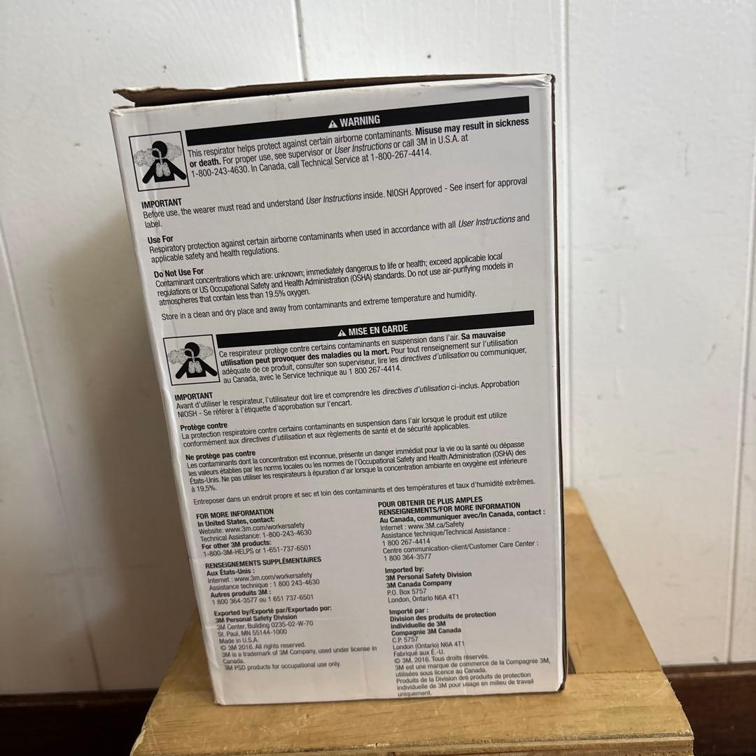 未使用　米軍放出品　3M 6900 FULL FACEPIECE LARGE