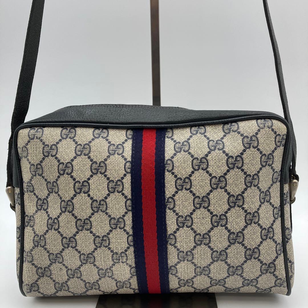 GUCCI　オールドグッチ　ショルダーバッグ　シェリーライン　PVC　5713