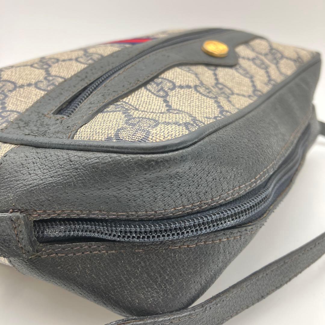 GUCCI　オールドグッチ　ショルダーバッグ　シェリーライン　PVC　5713