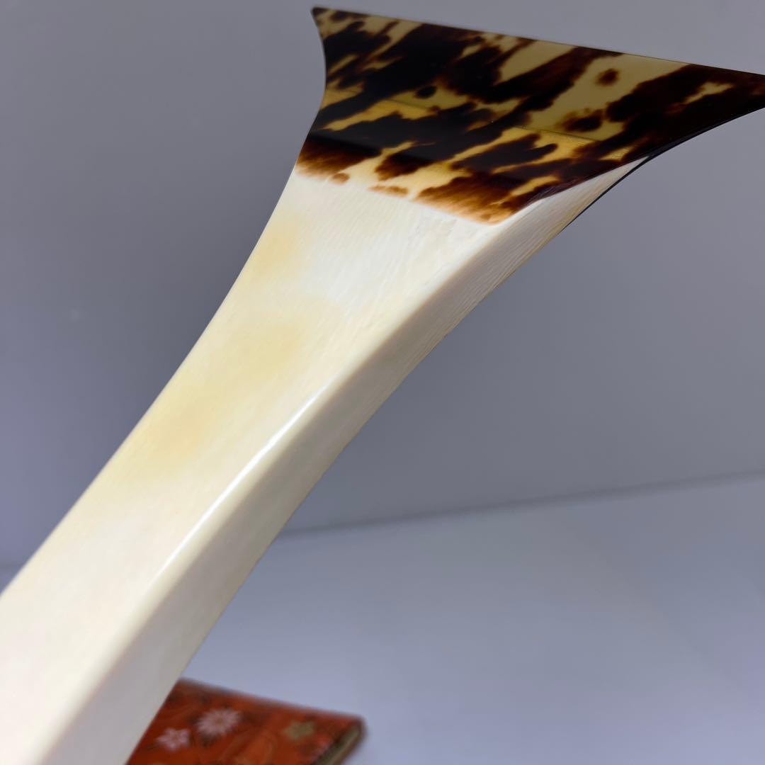 専用　極上　特大津軽三味線バチ　ケース付　233g 東Y7-1204☆2Fタサオ