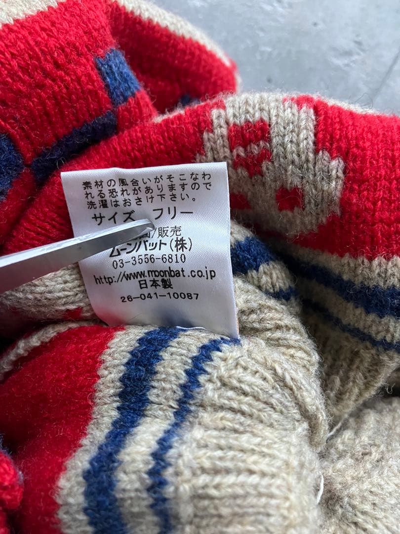 ヴィヴィアンウエストウッド　耳当て付き　ニットキャップ スカル　可愛い