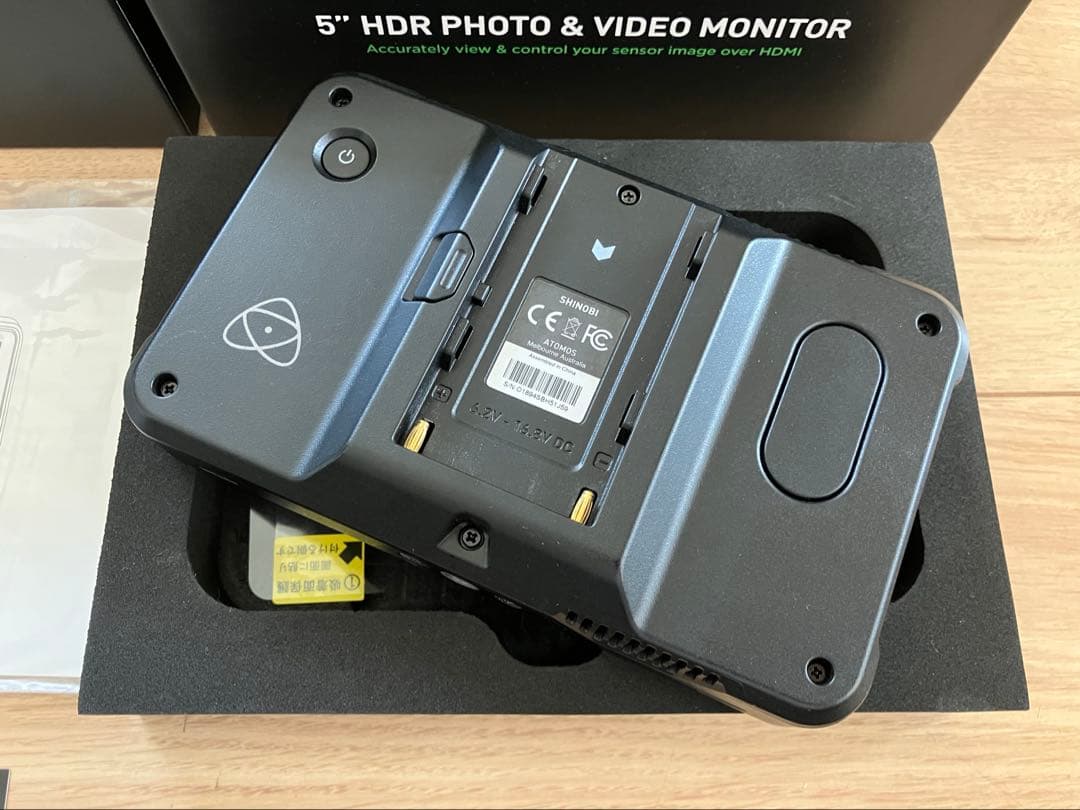 ATOMOS SHINOBI 4K 5インチ HDRフォト・ビデオモニター