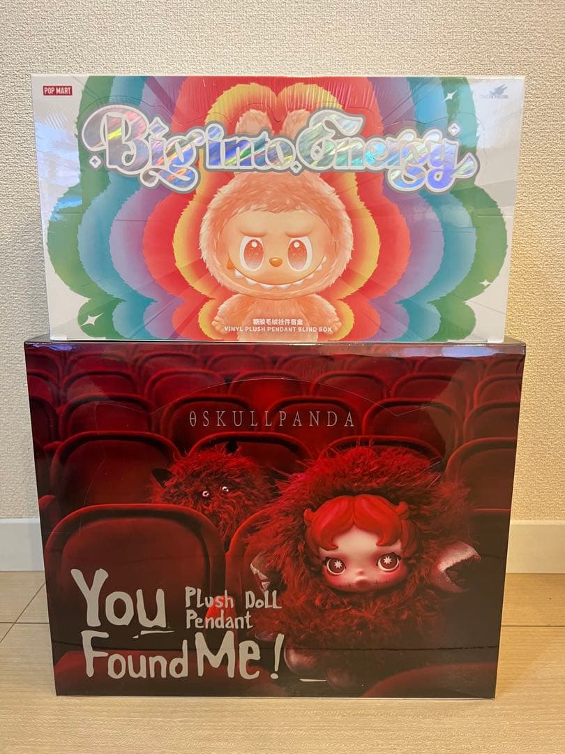 ラブブエナジーのBOX（6個入）＋スカルパンダ2のBOX（9個入）