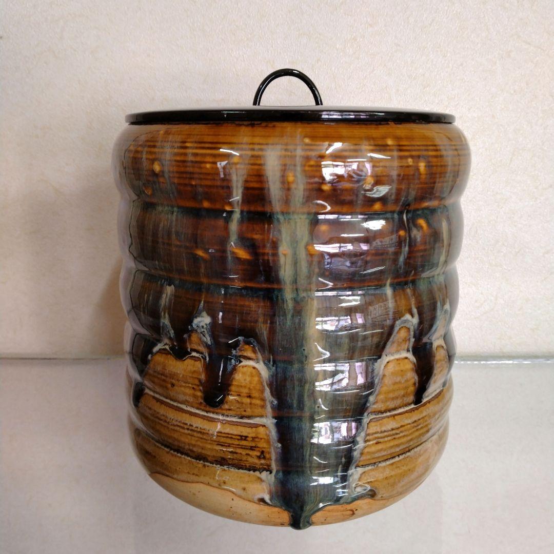 茶道具　期間限定特価　高取一重口水指(十四代　　　亀井味楽)