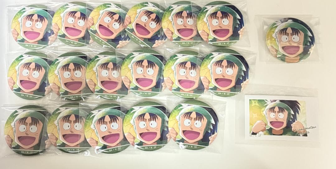 忍たま乱太郎 七松小平太 缶バッジ イラストカード
